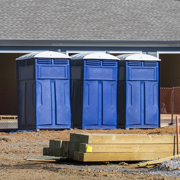 what is the cost difference between standard and deluxe portable restroom rentals in Franklin Park PA